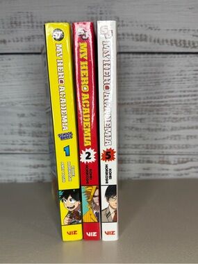 My Hero Academia Manga Volumes 1, 2 & 5